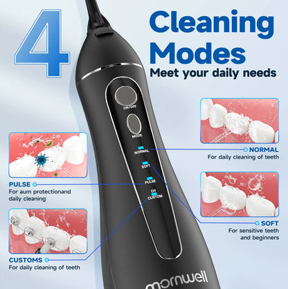 Mornwell F18 portable cordless water flosser UK