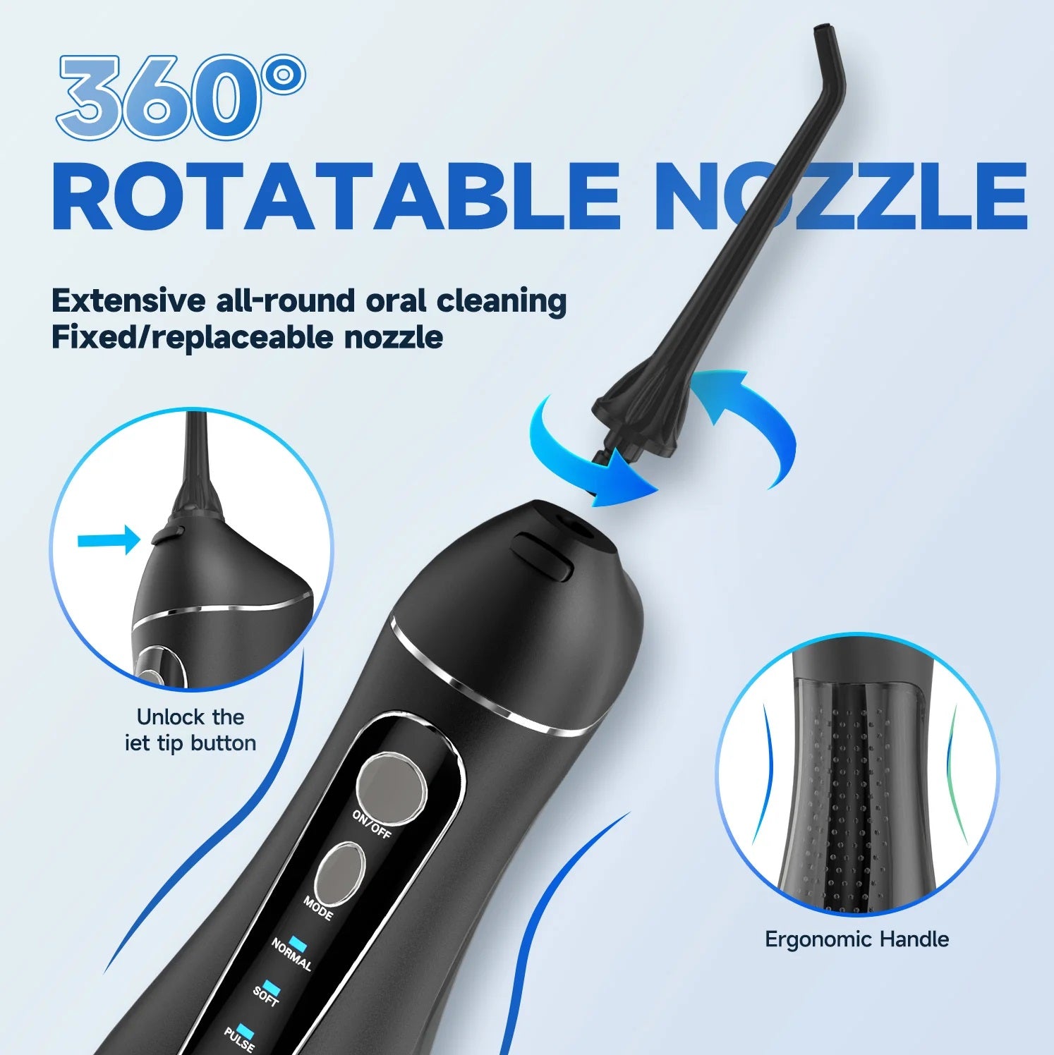 Mornwell F18 portable cordless water flosser UK