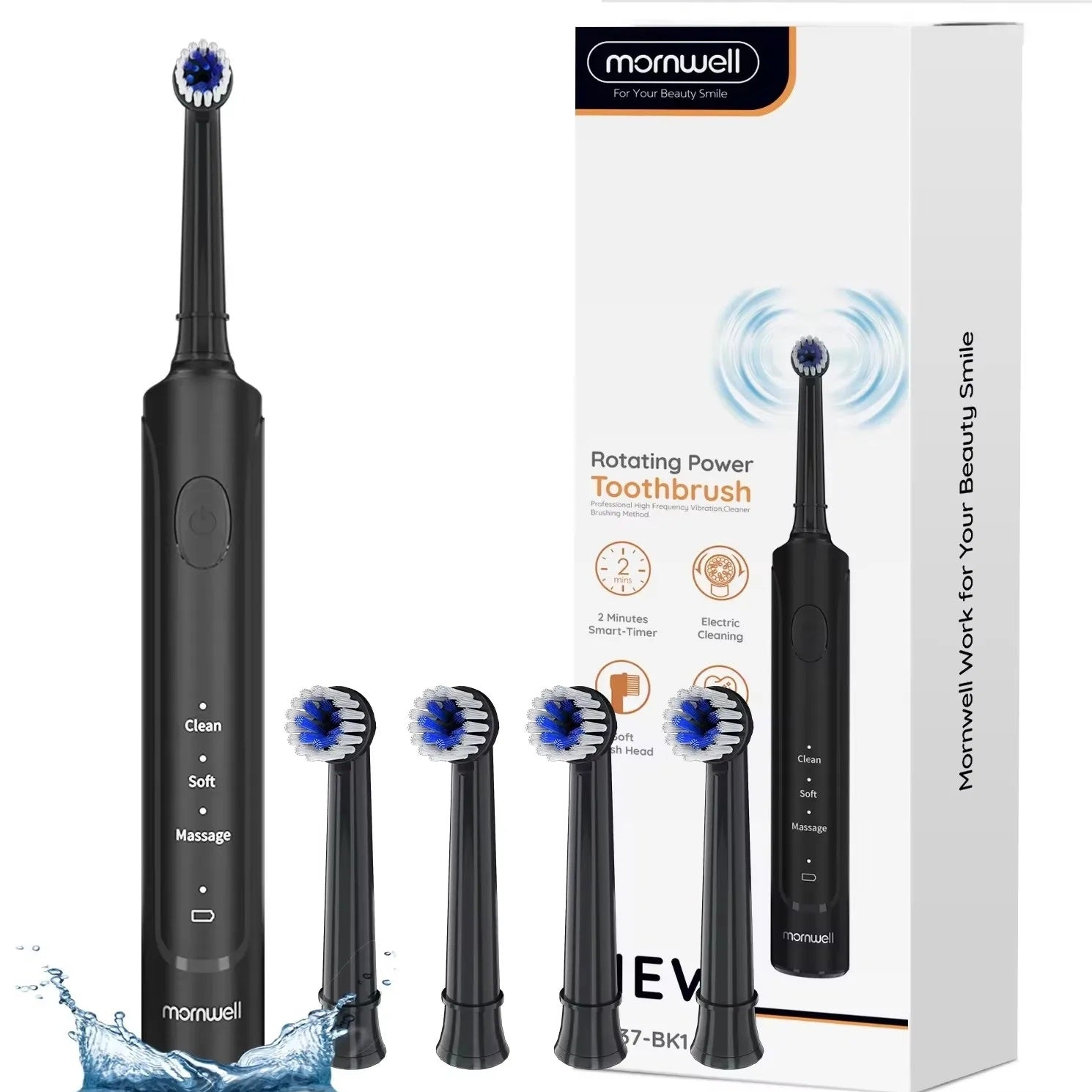 Mornwell T37 sonic electric toothbrush UK