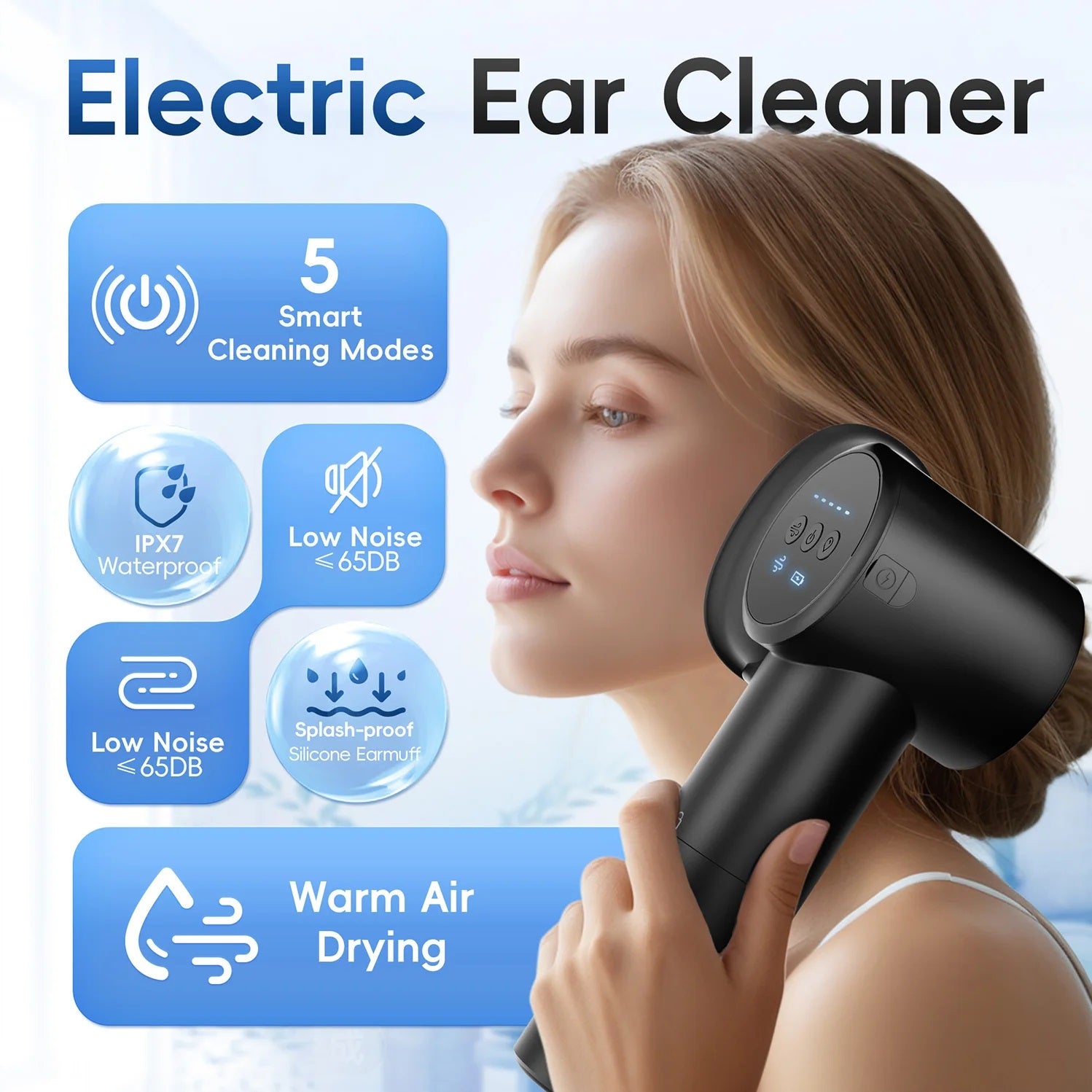 Mornwell Electric Ear Wax Removal Cleaner UK