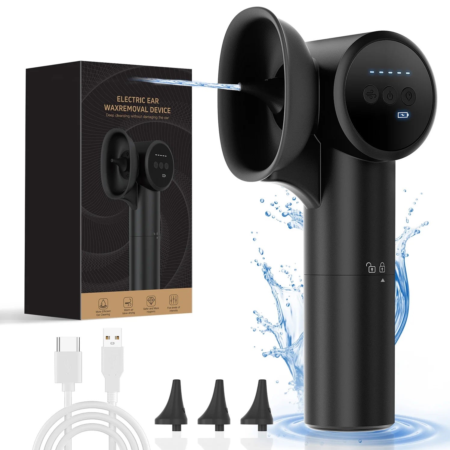 Mornwell Electric Ear Wax Removal Cleaner UK